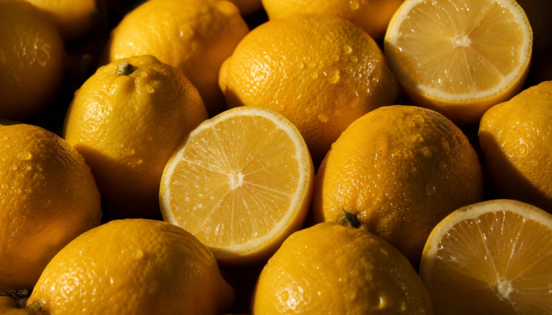 Fresh lemons